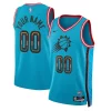 Gorgeous Phoenix Suns Nike Unisex 2022/23 Swingman Custom Jersey City Edition Turquoise