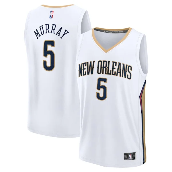 Cool Meraviglioso Moderno Dejounte Murray New Orleans Pelicans Fast Break Replica Player Jersey Association Edition White