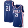 Gorgeous Trendy Joel Embiid Philadelphia 76ers Nike Unisex Swingman Jersey Icon Edition Royal/White