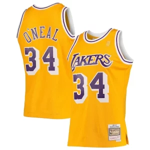Incantevole Attraente Raffinato Shaquille O'Neal Los Angeles Lakers 1996/97 Hardwood Classics Swingman Jersey Gold/Purple/Royal