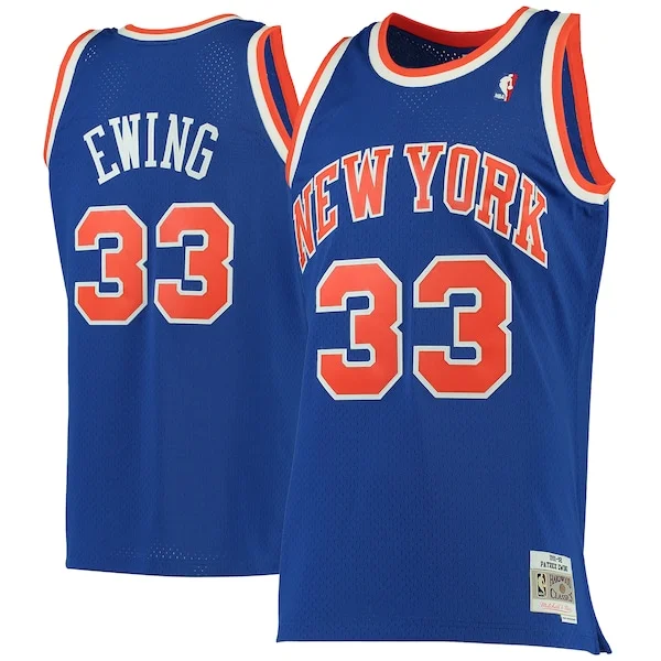 Incantevole Classico Patrick Ewing New York Knicks 1991/92 Hardwood Classics Swingman Jersey Blue