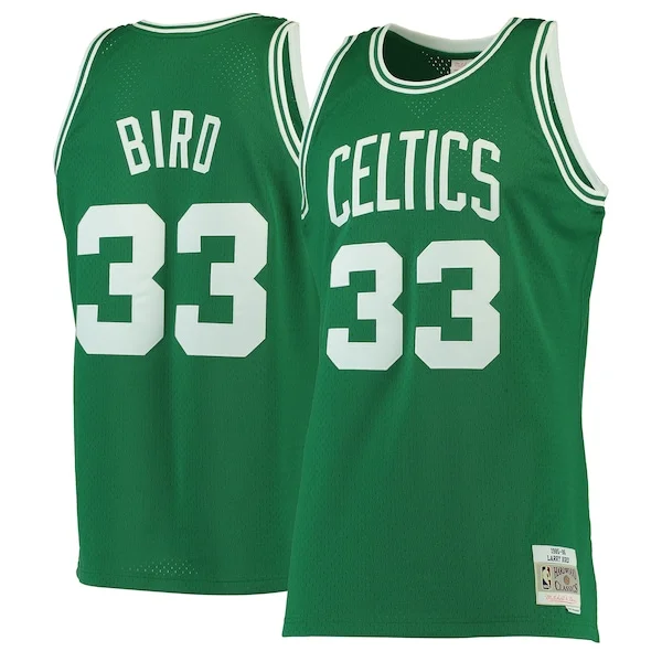 Delizioso Accattivante Sofisticato Larry Bird Boston Celtics Hardwood Classics Swingman Jersey Kelly Green/White