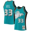 Incantevole Gorgeous Elegante Grant Hill Detroit Pistons 1998/99 Hardwood Classics NBA 75th Anniversary Diamond Swingman Jersey Teal