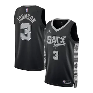 Incantevole Keldon Johnson San Antonio Spurs Jordan Brand Unisex Swingman Jersey Statement Edition Black