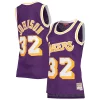 Incantevole Magnifico Magic Johnson Los Angeles Lakers Women's Hardwood Classics 1984/85 Swingman Jersey Purple