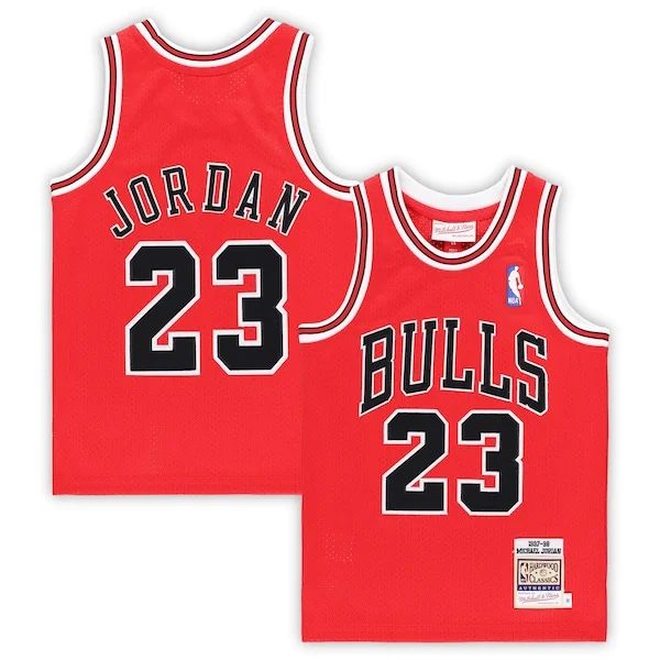 Incantevole Moderno Sofisticato Michael Jordan Chicago Bulls Preschool 1997/98 Hardwood Classics Authentic Jersey Red/Black/White