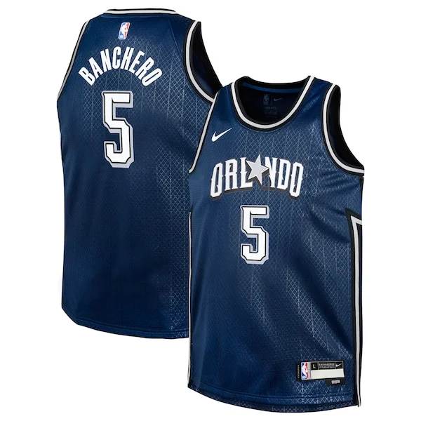 Incantevole Paolo Banchero Orlando Magic Nike Youth Swingman Replica Jersey City Edition Navy