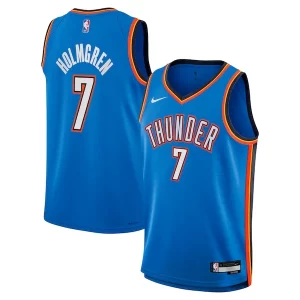 Incantevole Prestigioso Chet Holmgren Oklahoma City Thunder Nike Youth Swingman Jersey Icon Edition Blue
