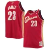 Incantevole Raffinato Pratico LeBron James Cleveland Cavaliers 2003/04 Big & Tall Hardwood Classics Swingman Jersey Red