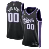 Comodo Gorgeous Prestigioso Sacramento Kings Nike Unisex Swingman Custom Jersey Icon Edition Black