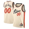 Lussuoso Accattivante Detroit Pistons Nike Unisex 2024/25 Custom Swingman Jersey City Edition White