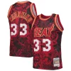 Lussuoso Alonzo Mourning Miami Heat Hardwood Classics 1996/97 Lunar New Year Swingman Jersey Red