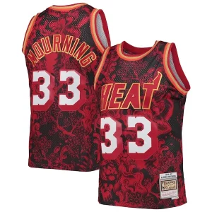 Lussuoso Alonzo Mourning Miami Heat Hardwood Classics 1996/97 Lunar New Year Swingman Jersey Red