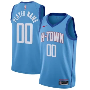 Lussuoso Bellissimo Houston Rockets Nike 2020/21 Swingman Custom Jersey Blue City Edition