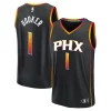Lussuoso Devin Booker Phoenix Suns Fast Break Replica Player Jersey Statement Edition Black