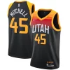 Lussuoso Donovan Mitchell Utah Jazz Nike 2021/22 Swingman Player Jersey Black City Edition