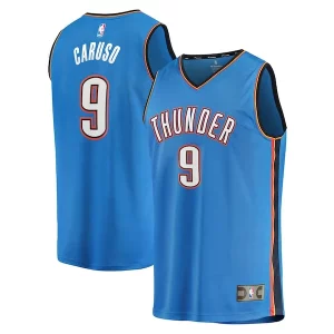 Lussuoso Duraturo Classico Alex Caruso Oklahoma City Thunder Youth Fast Break Replica Player Jersey Icon Edition Blue