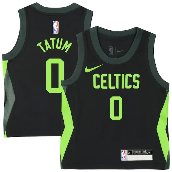 Carino Jayson Tatum Boston Celtics Nike Toddler 2024/25 Swingman Player Jersey City Edition Black