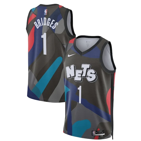 Lussuoso Gorgeous Splendido Mikal Bridges Brooklyn Nets Nike Unisex 2023/24 Swingman Jersey Black City Edition