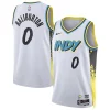 Lussuoso Incantevole Carino Tyrese Haliburton Indiana Pacers Nike Unisex 2024/25 Swingman Player Jersey City Edition White