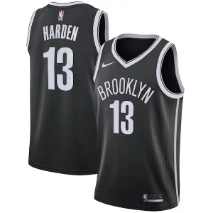 Lussuoso James Harden Brooklyn Nets Nike 2020/21 Swingman Jersey Black Icon Edition