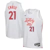 Lussuoso Joel Embiid Philadelphia 76ers Nike Youth 2022/23 Swingman Jersey City Edition White