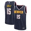 Lussuoso Nikola Jokic Denver Nuggets Fast Break Replica Player Jersey Icon Edition Navy