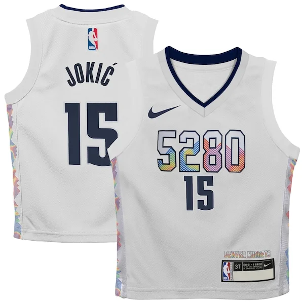 Lussuoso Classico Nikola Jokic Denver Nuggets Nike Toddler 2024/25 Swingman Player Jersey City Edition White