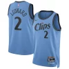 Lussuoso Ottimo Kawhi Leonard LA Clippers Nike Unisex 2024/25 Swingman Player Jersey City Edition Light Blue