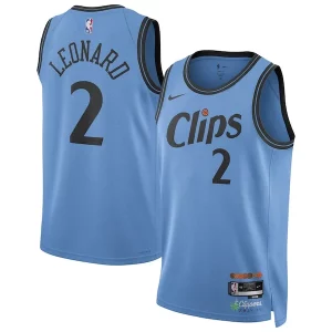Lussuoso Ottimo Kawhi Leonard LA Clippers Nike Unisex 2024/25 Swingman Player Jersey City Edition Light Blue
