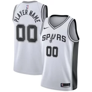 Lussuoso San Antonio Spurs Nike 2020/21 Swingman Custom Jersey Association Edition White