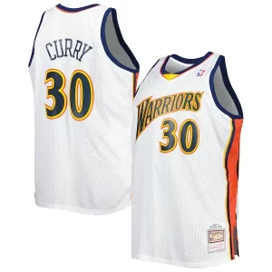 Lussuoso Stephen Curry Golden State Warriors Big & Tall Hardwood Classics 2008/09 Swingman Jersey White