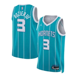 Lussuoso Stupendo Accattivante Terry Rozier Charlotte Hornets Jordan Brand Unisex Swingman Jersey Association Edition Teal