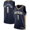Lussuoso Zion Williamson New Orleans Pelicans Nike 2021/22 Diamond Swingman Jersey Icon Edition Navy