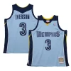 Magnifico Allen Iverson Memphis Grizzlies 2009/10 Hardwood Classics Swingman Jersey Light Blue