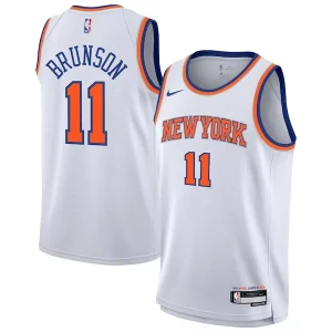 Magnifico Bellissimo Attraente Jalen Brunson New York Knicks Nike Youth Association Swingman Jersey White