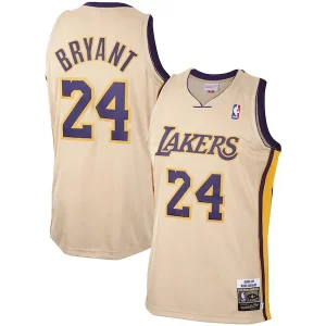 Magnifico Classico Versatile Men's Los Angeles Lakers Kobe Bryant Gold 2008 09 Hardwood Classics Authentic Player Jersey
