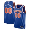 Magnifico Fantastico New York Knicks Nike Unisex Swingman Custom Jersey Blue Icon Edition