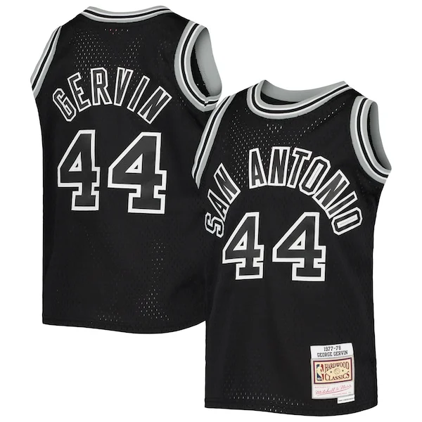Magnifico George Gervin San Antonio Spurs Youth 1978/79 Hardwood Classics Swingman Jersey Black