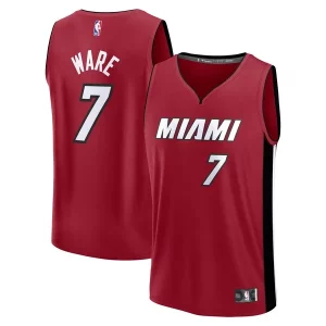 Magnifico Kel'el Ware Miami Heat Fast Break Player Jersey Statement Edition Red