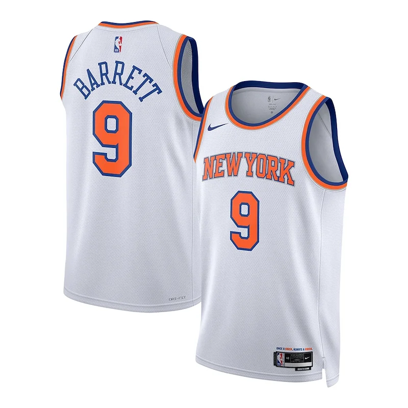 Magnifico Lussuoso RJ Barrett New York Knicks Nike Unisex Swingman Jersey Association Edition White
