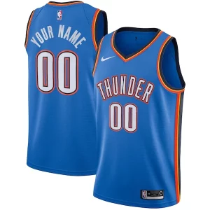 Magnifico Oklahoma City Thunder Nike Custom Swingman Jersey Icon Edition Blue