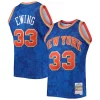 Magnifico Patrick Ewing New York Knicks Hardwood Classics 1991/92 Lunar New Year Swingman Jersey Blue