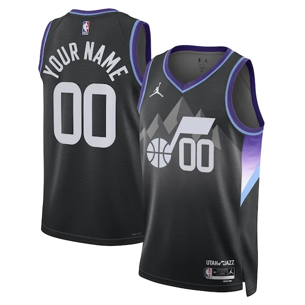 Magnifico Pratico Utah Jazz Jordan Brand Unisex 2024/25 Custom Swingman Jersey Statement Edition Black