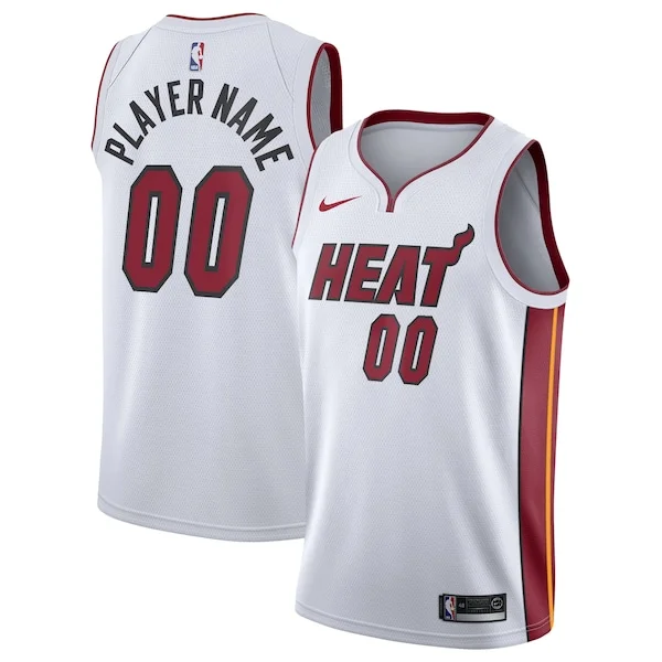 Magnifico Sofisticato Elegante Miami Heat Nike 2020/21 Swingman Custom Jersey Association Edition White