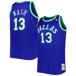 Magnifico Steve Nash Dallas Mavericks Big & Tall Hardwood Classics 1998/99 Swingman Jersey Blue