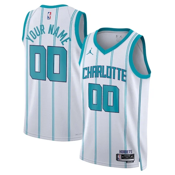 Magnifico Trendy Fantastico Charlotte Hornets Jordan Brand Unisex Swingman Custom Jersey White Association Edition
