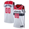 Meraviglioso Bellissimo Washington Wizards Nike Unisex Swingman Custom Jersey White Association Edition