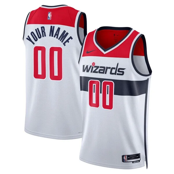 Meraviglioso Bellissimo Washington Wizards Nike Unisex Swingman Custom Jersey White Association Edition