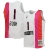 Meraviglioso Carino Prestigioso Chris Bosh Miami Heat Youth 2011/12 Hardwood Classics Swingman Jersey White